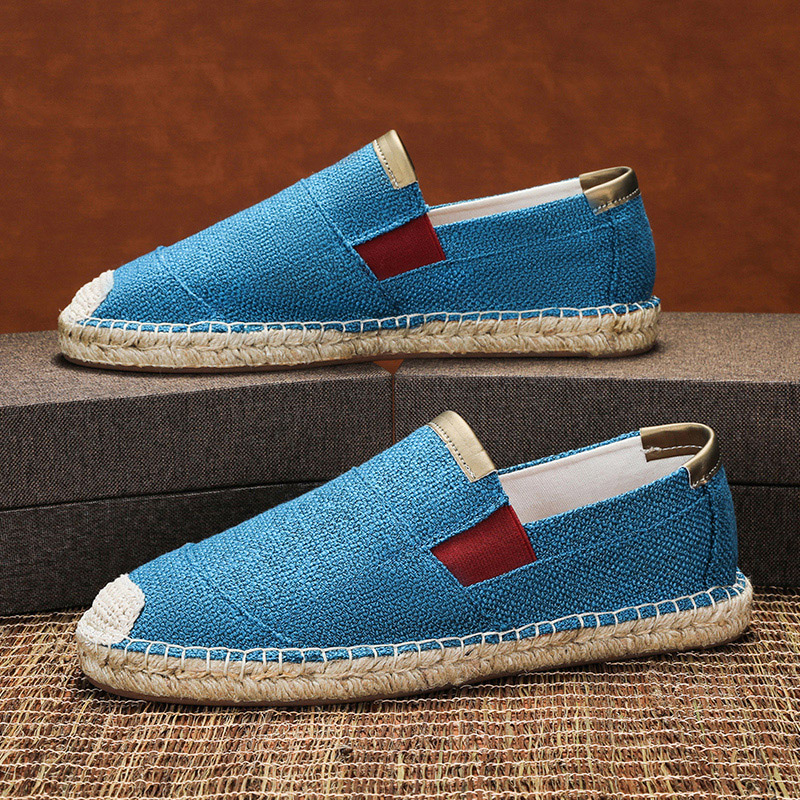 Casual Sneakers Men - รองเท้าผ้าใบแบบสวมรุ่นใหม่ล่าสุดปี 2026 รองเท้าลำลองทอแบบสบายๆ กำลังฮิต ราคาถูกสำหรับผู้ชาย ใส่สบายในฤดูใบไม้ร่วง