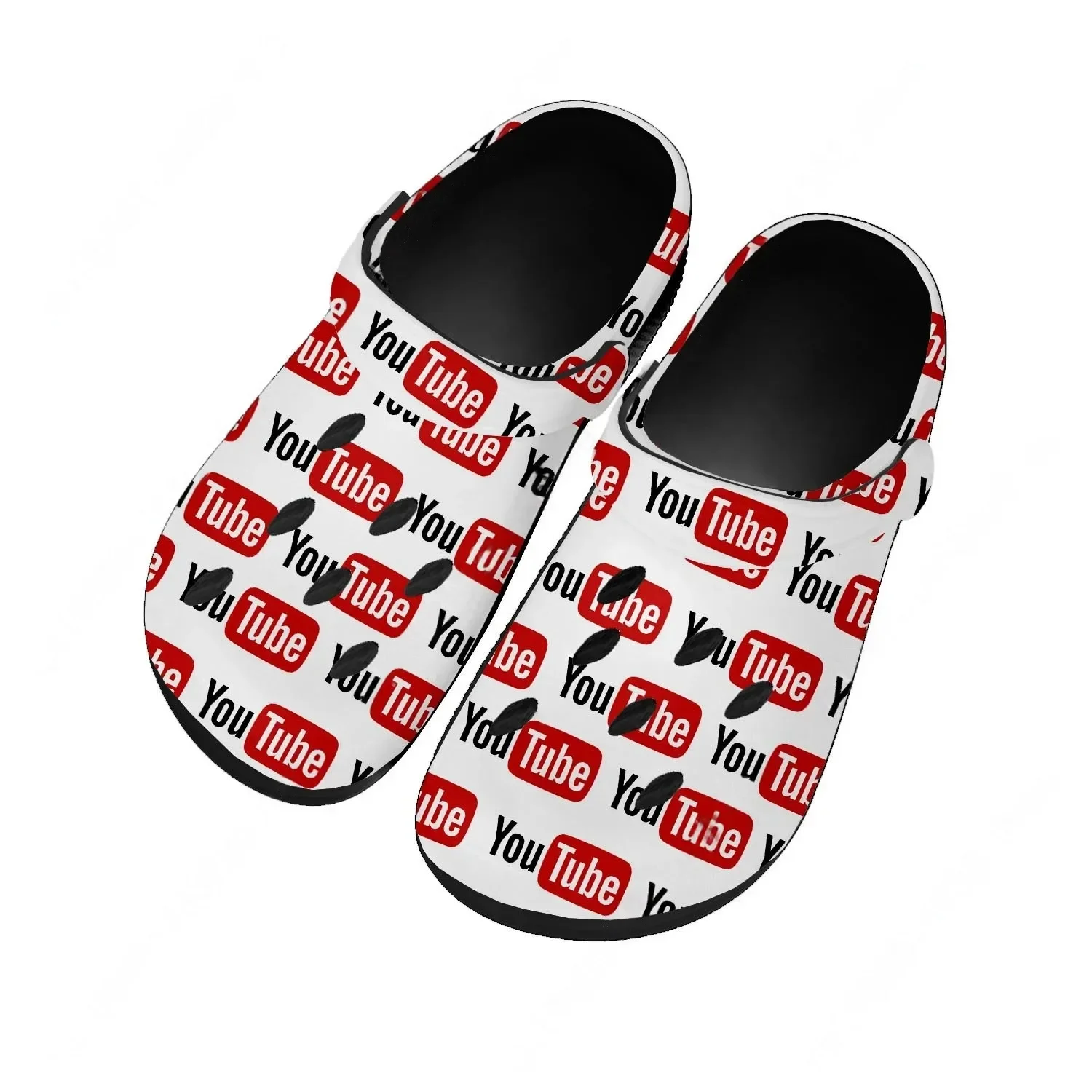 Men Fashion Youtubers - รองเท้าแตะ YouTube สำหรับผู้หญิงวัยรุ่น แฟชั่นสำหรับใส่ในบ้าน รองเท้าใส่เล่นน้ำ คุณภาพสูง