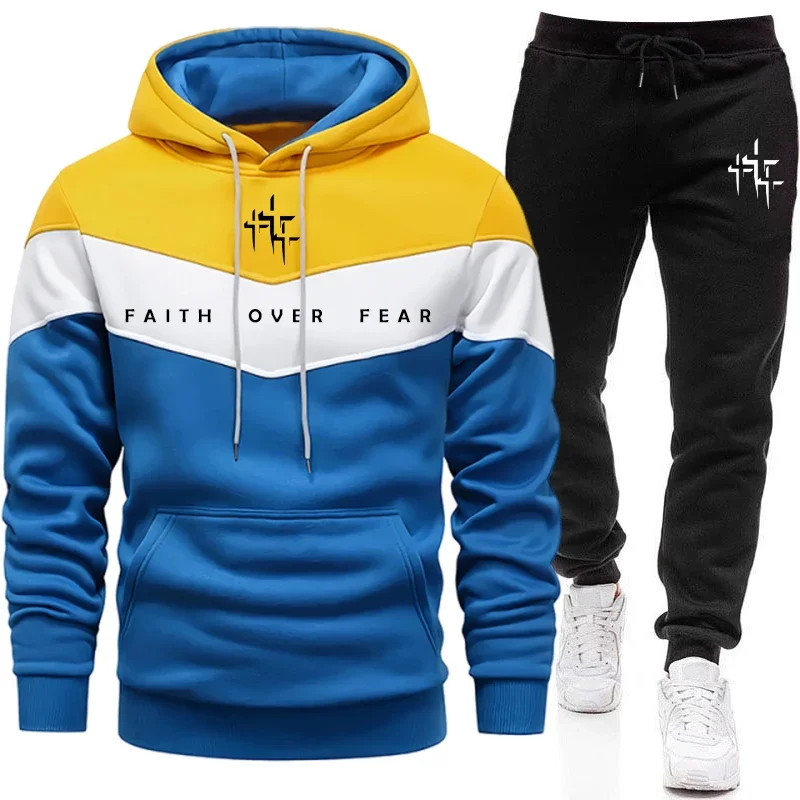 ชุดวอร์มผู้ชาย Faith Over Fear - Jogger Sweatpants Men บทวิจารณ์และราคา