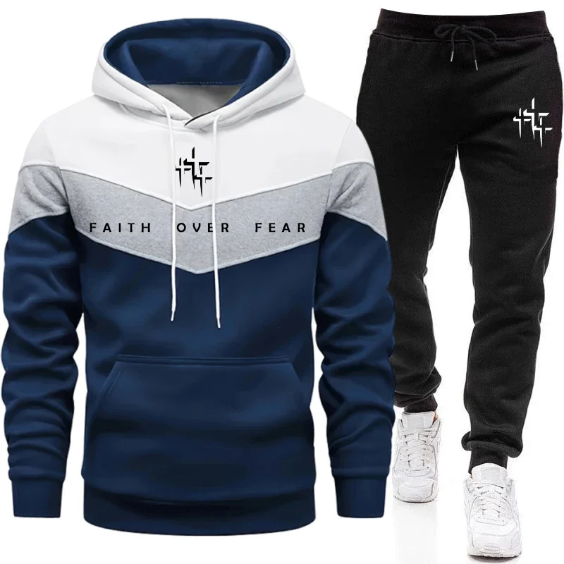 ชุดวอร์มผู้ชาย Faith Over Fear - Jogger Sweatpants Men บทวิจารณ์และราคา