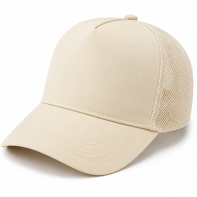 หมวกแก๊ปแบบปรับได้ 5 แผง ปักลา - Trucker Hat Cap บทวิจารณ์และราคา