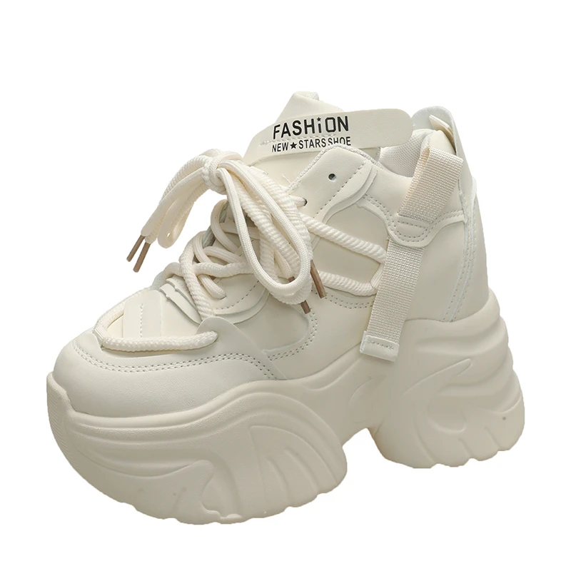 รองเท้าส้นตึกแบบหนา ระบายอากาศ - Casual Sneakers Men บทวิจารณ์และราคา