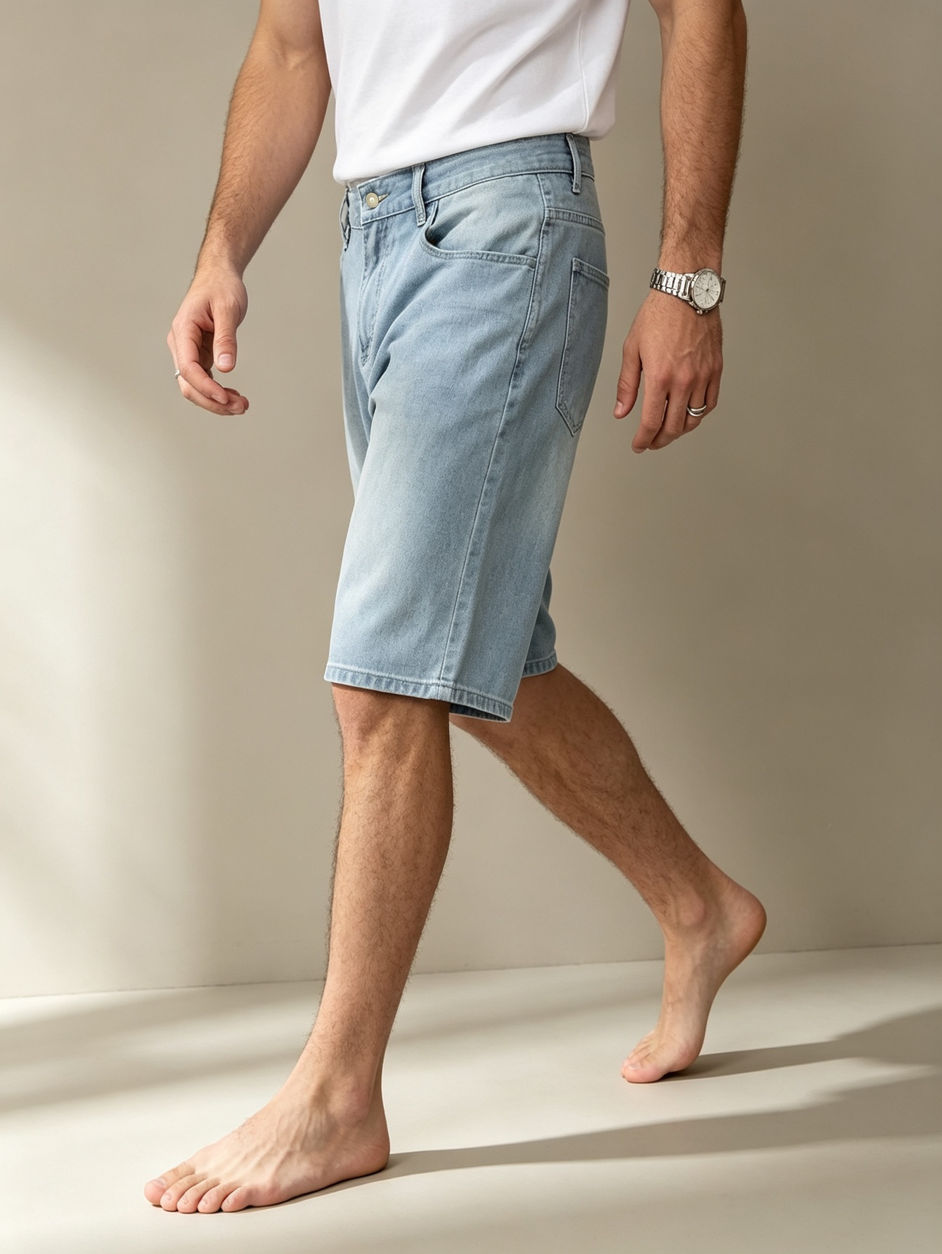 กางเกงยีนส์ทรงสกินนี่สไตล์เรโท - Men Fashion Jeans บทวิจารณ์และราคา