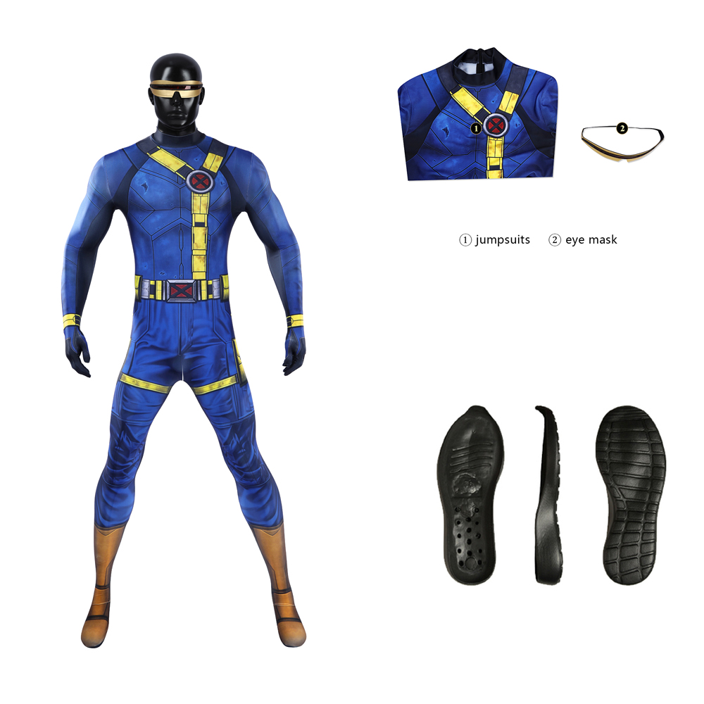 ชุดคอสเพลย์ซูเปอร์ฮีโร่สก็อตต์ - Mens Fashion Jumpsuit บทวิจารณ์และราคา