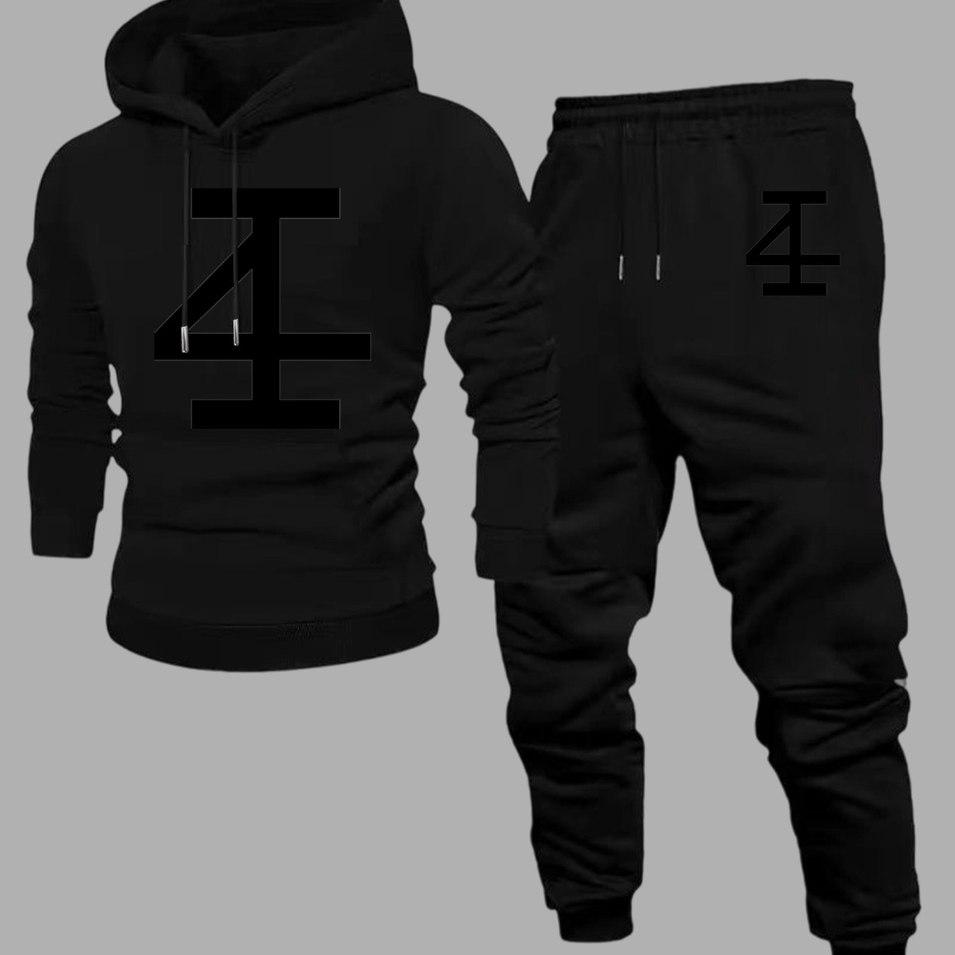 ชุดฮู้ดดี้และกางเกงจ็อกเกอร์สำ - Jogger Sweatpants Men บทวิจารณ์และราคา
