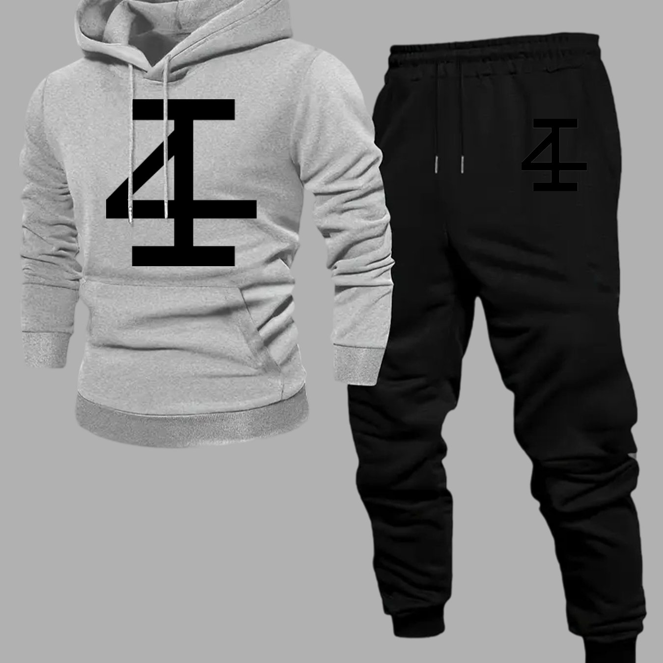 ชุดฮู้ดดี้และกางเกงจ็อกเกอร์สำ - Jogger Sweatpants Men บทวิจารณ์และราคา