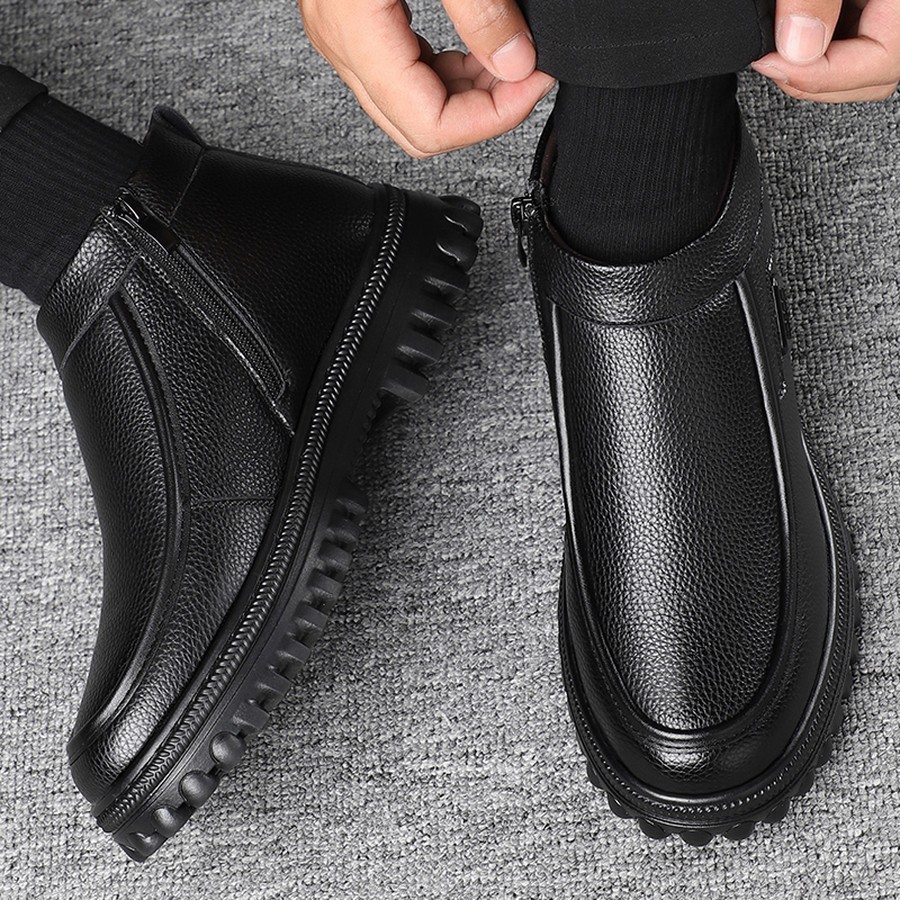 รองเท้าบูทหุ้มข้อแบบสวมสำหรับผ - Chelsea Boots Men บทวิจารณ์และราคา