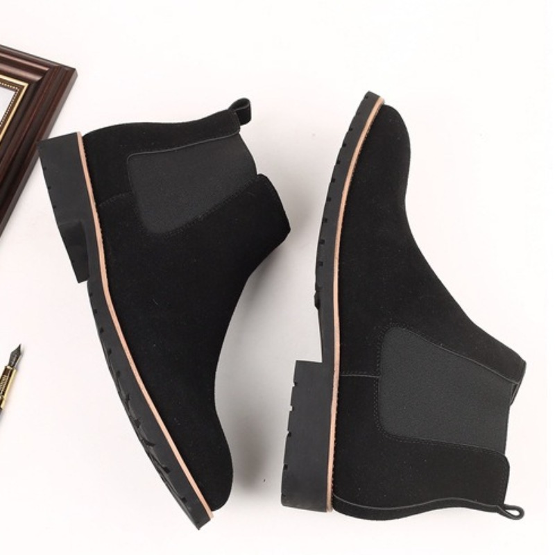 รองเท้าบูทข้อเท้าผู้ชายสไตล์อั - Chelsea Boots Men บทวิจารณ์และราคา