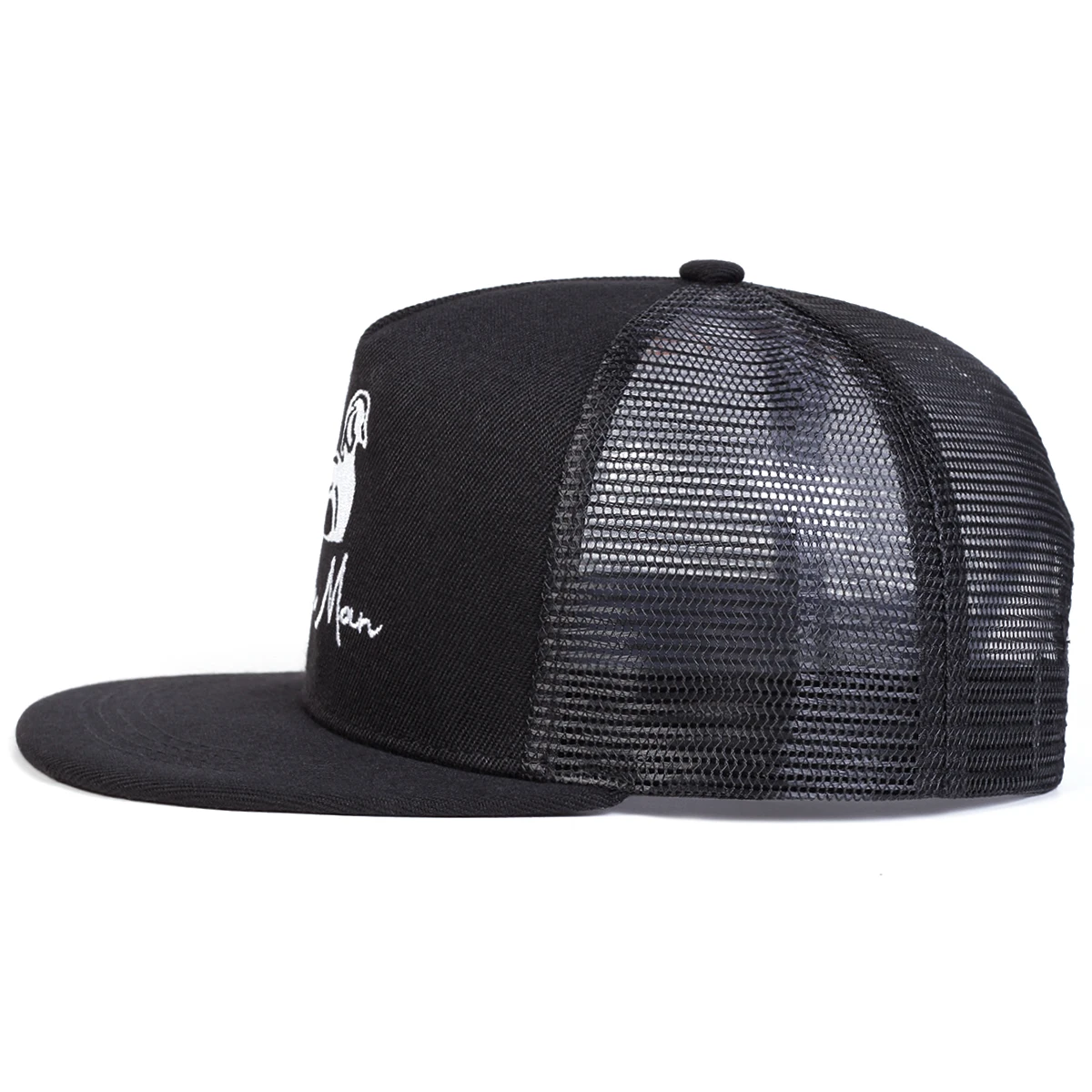 หมวกแก๊ปปักลายเรียบง่ายสไตล์ฮิ - Trucker Hat Cap บทวิจารณ์และราคา