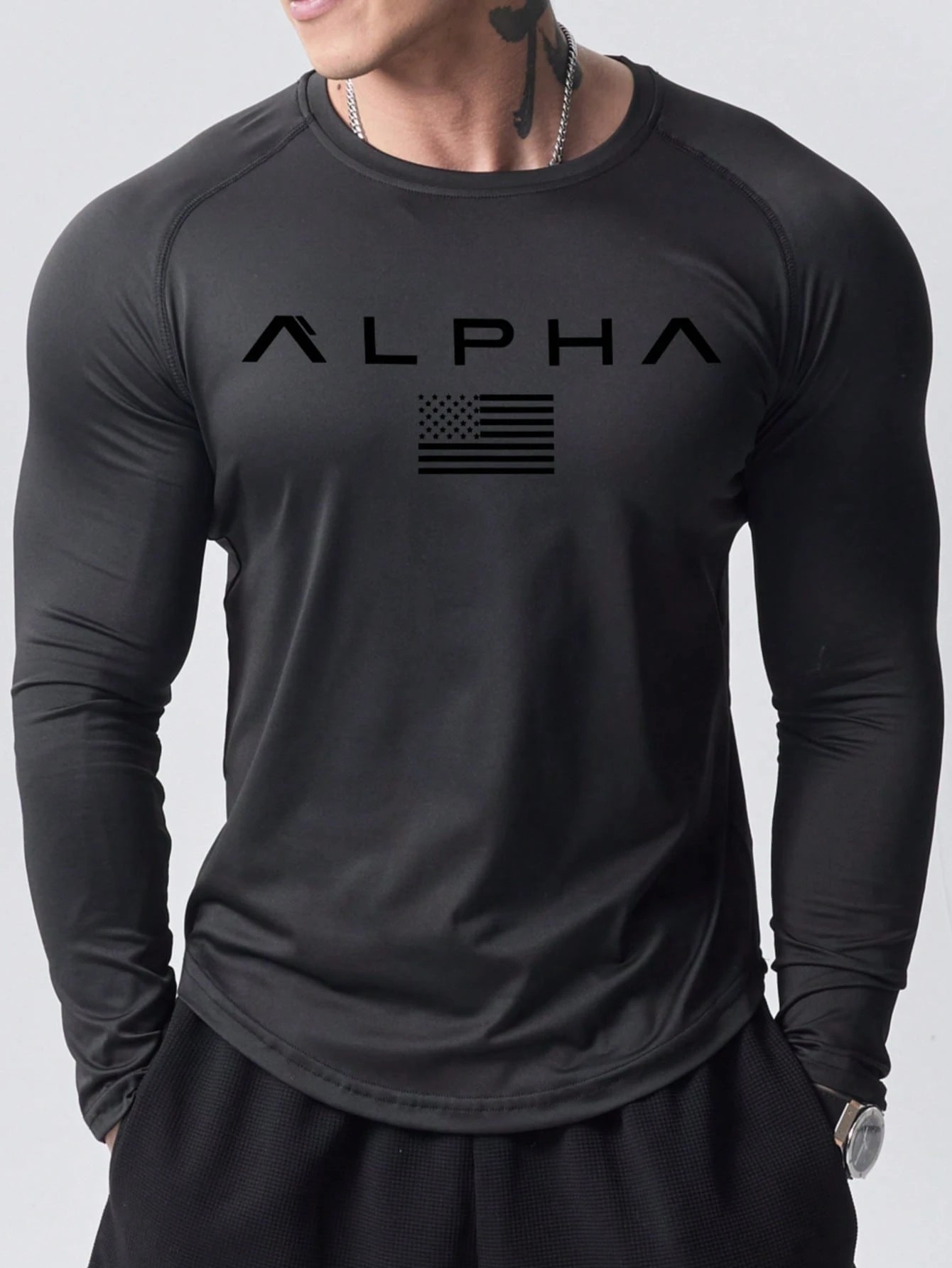 เสื้อยืดแขนยาวผู้ชายรุ่นใหม่สำ - Men'S Fashion Tips บทวิจารณ์และราคา
