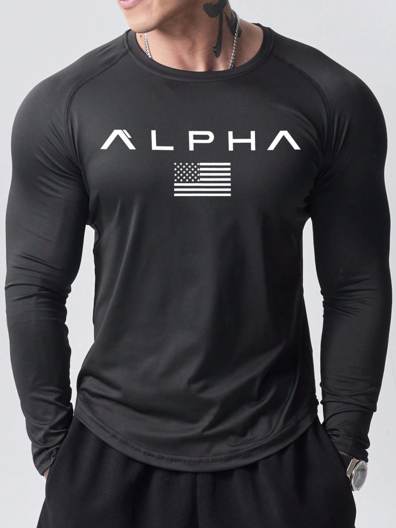 เสื้อยืดแขนยาวผู้ชายรุ่นใหม่สำ - Men'S Fashion Tips บทวิจารณ์และราคา