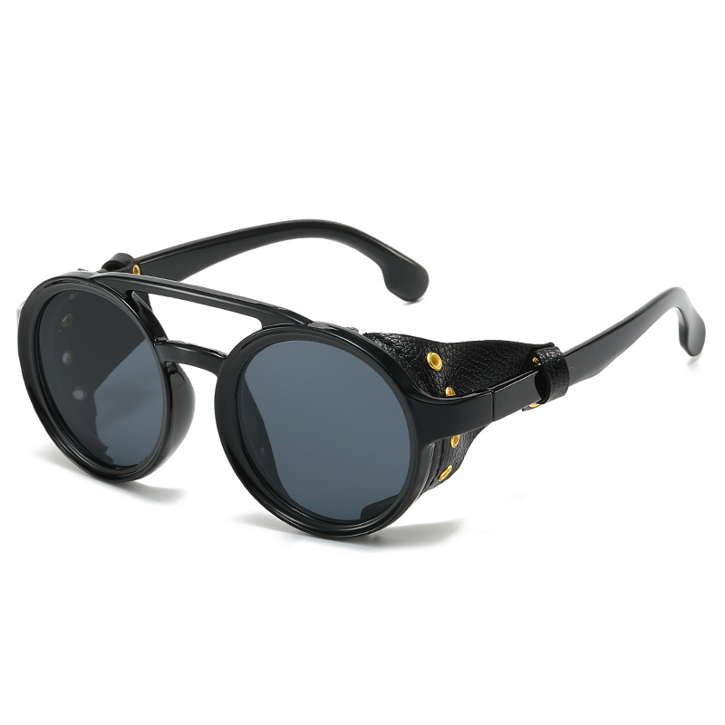 แว่นกันแดดสไตล์เรโทรป้องกันรัง - Men'S Fashion Round Glasses บทวิจารณ์และราคา