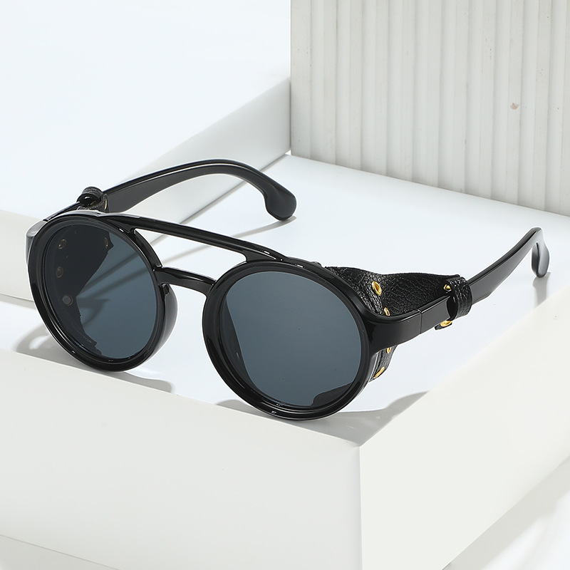 แว่นกันแดดสไตล์เรโทรป้องกันรัง - Men'S Fashion Round Glasses บทวิจารณ์และราคา