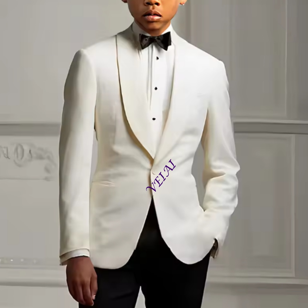 ชุดสูทเด็กผู้ชายสีงาช้าง เสื้อ - Men'S Fashion Formal บทวิจารณ์และราคา
