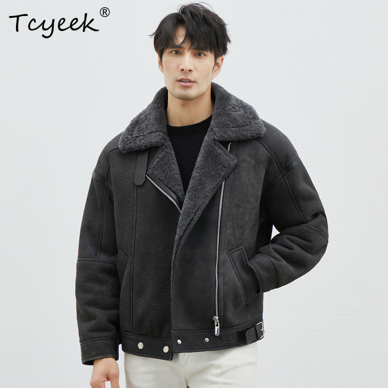ทีซีเอก เนเชอรัล เมอริโนเสื้อข - Men'S Fashion Leather Jacket บทวิจารณ์และราคา