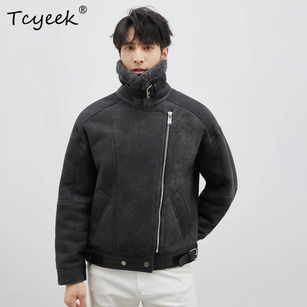 ทีซีเอก เนเชอรัล เมอริโนเสื้อข - Men'S Fashion Leather Jacket บทวิจารณ์และราคา