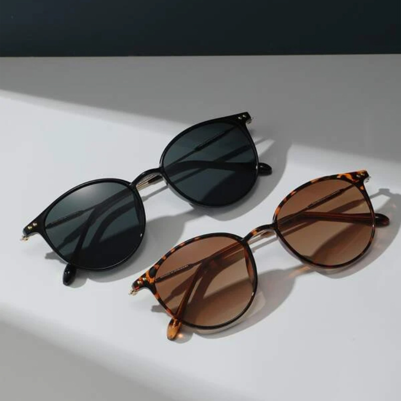 แว่นกันแดดทรงกลมขนาดเล็กสำหรับ - Men'S Fashion Round Glasses บทวิจารณ์และราคา