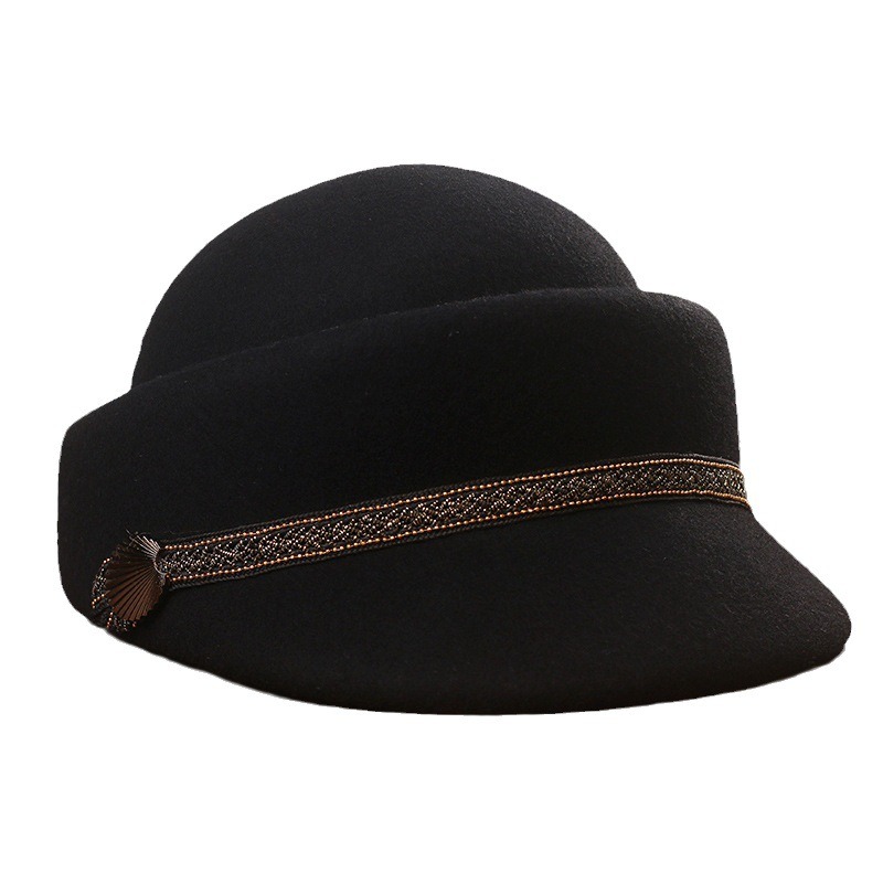 หมวกเบเรต์ทรงแปดเหลี่ยม สีดำ ส - Mens Fashion Caps บทวิจารณ์และราคา