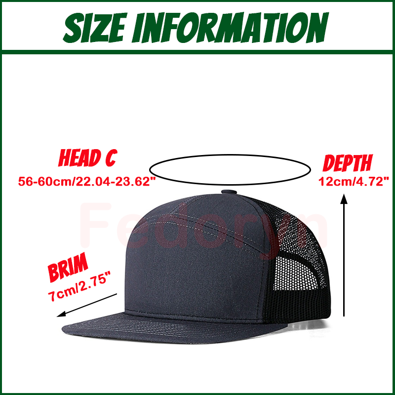 Fedoryn เย็บปักถักร้อยที่กําหน - Trucker Hat Cap บทวิจารณ์และราคา