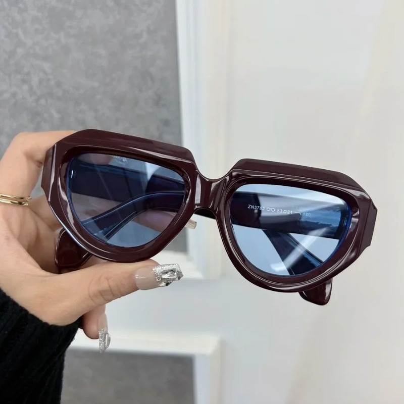 แว่นกันแดดทรงสี่เหลี่ยมสไตล์วิ - Men'S Fashion Round Glasses บทวิจารณ์และราคา
