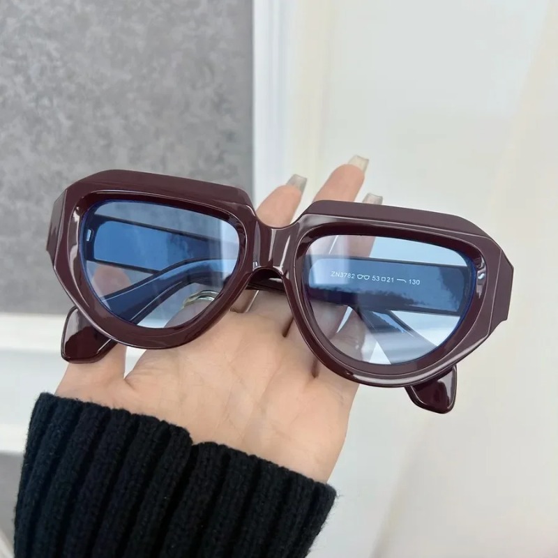 แว่นกันแดดทรงสี่เหลี่ยมสไตล์วิ - Men'S Fashion Round Glasses บทวิจารณ์และราคา