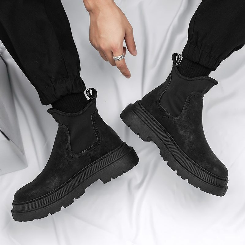รองเท้าบูทเชลซีผู้ชายฤดูใบไม้ร - Chelsea Boots Men บทวิจารณ์และราคา