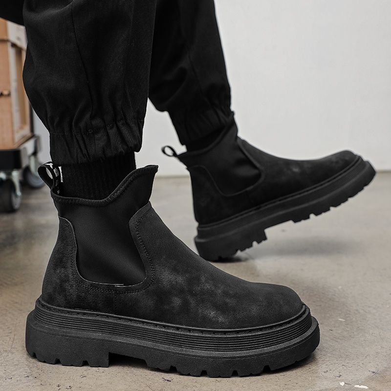 รองเท้าบูทเชลซีผู้ชายฤดูใบไม้ร - Chelsea Boots Men บทวิจารณ์และราคา