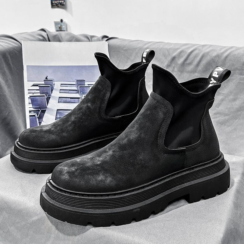 รองเท้าบูทเชลซีผู้ชายฤดูใบไม้ร - Chelsea Boots Men บทวิจารณ์และราคา