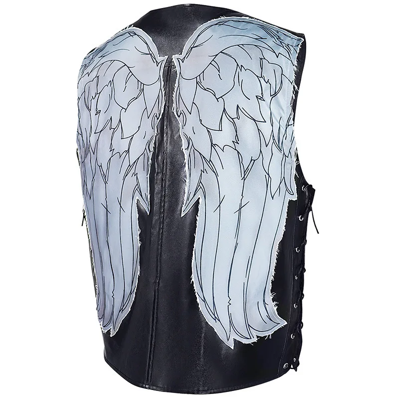 เสื้อกั๊กคอสเพลย์ดาริล ดิกสัน  - Men'S Fashion Leather Jacket บทวิจารณ์และราคา