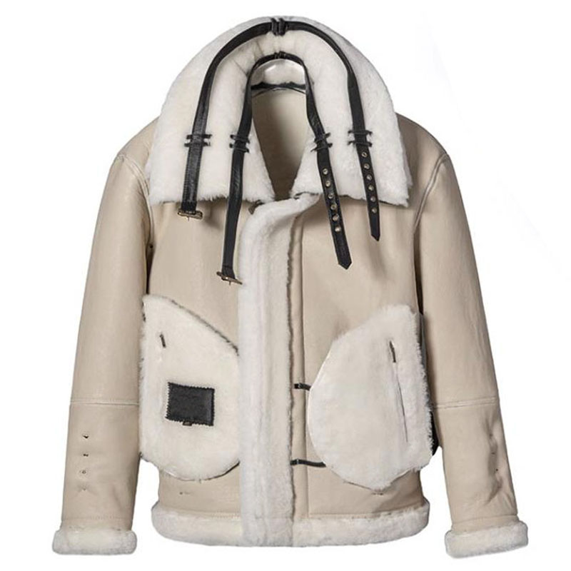 เดนนี่&ดอราเสื้อโค้ทขนแกะสำหรั - Bomber Jacket Men บทวิจารณ์และราคา