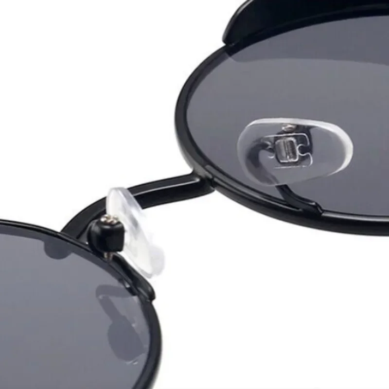 แว่นกันแดดสไตล์สตีมพังค์คลาสสิ - Men'S Fashion Round Glasses บทวิจารณ์และราคา