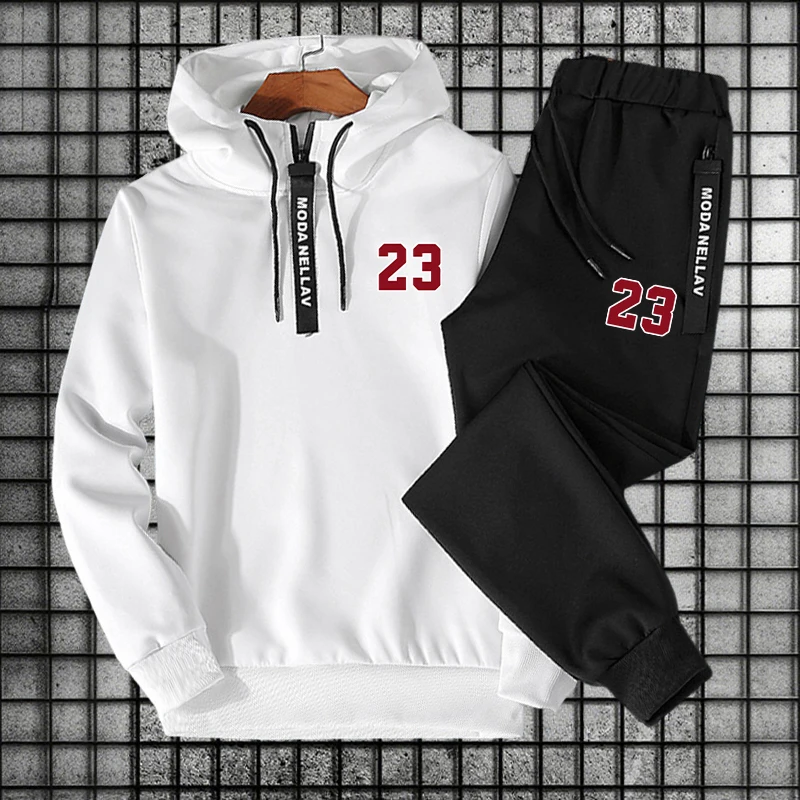 ชุดเซ็ตชายหญิง/เสื้อฮู้ด/กางเก - Jogger Sweatpants Men บทวิจารณ์และราคา