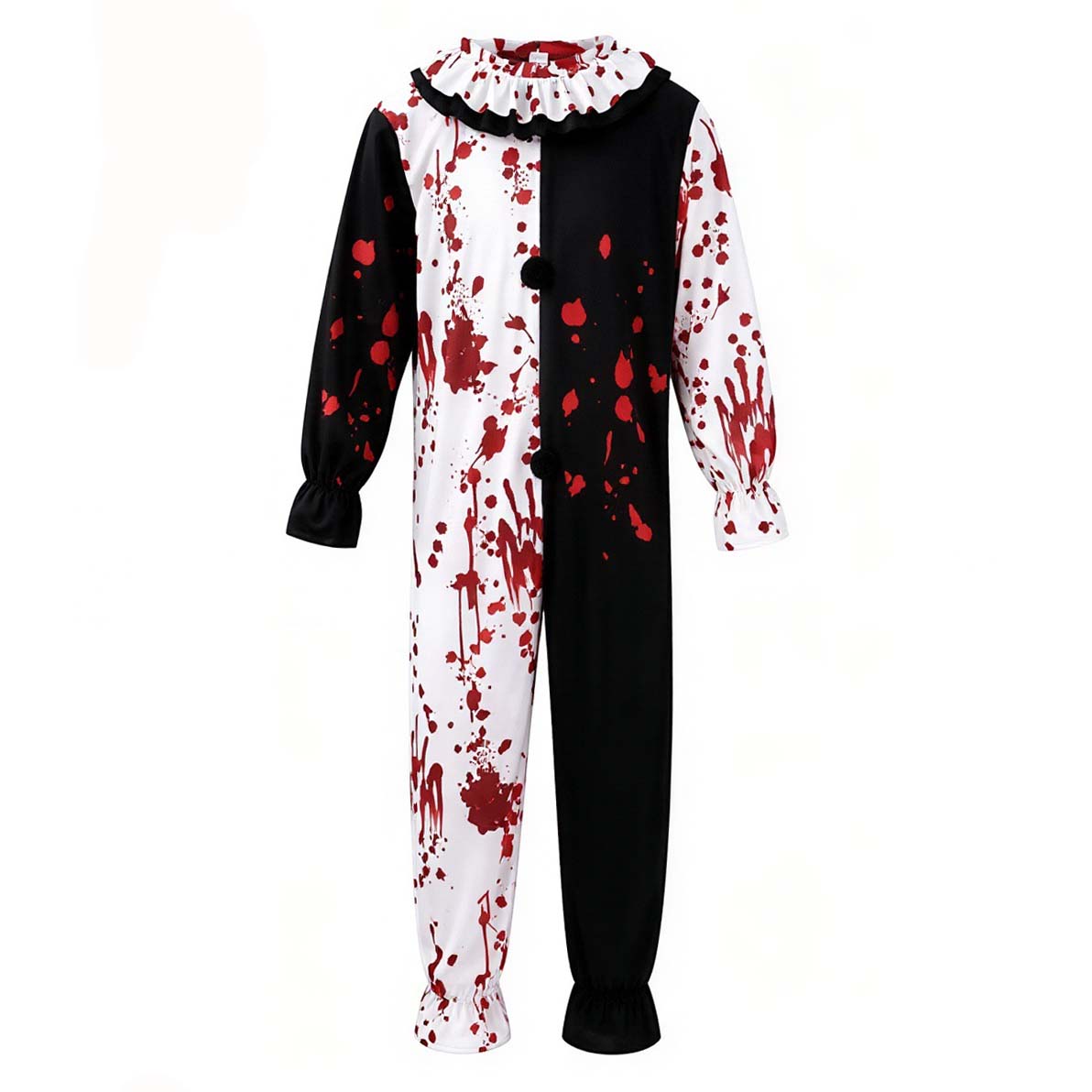 ชุดคอสเพลย์ตัวตลกเลือดสาดสยองข - Mens Fashion Jumpsuit บทวิจารณ์และราคา