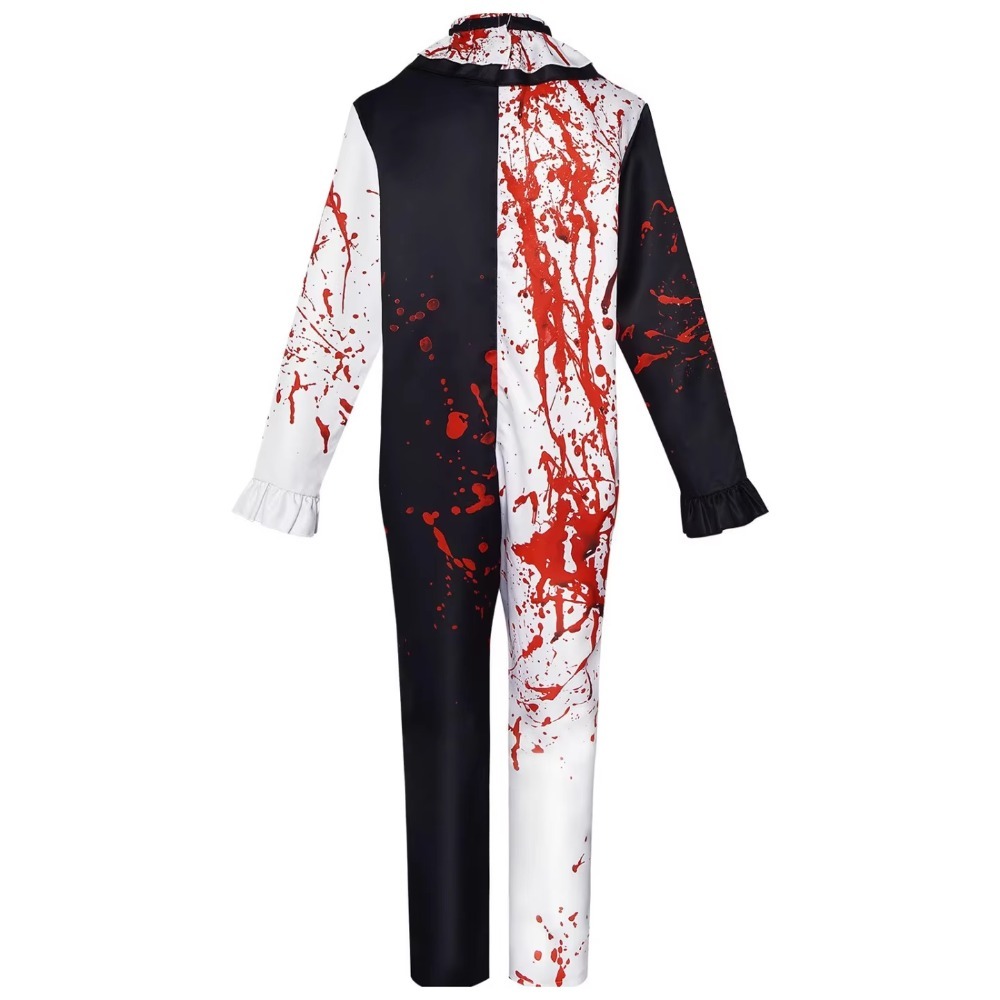ชุดคอสเพลย์ตัวตลกเลือดสาดสยองข - Mens Fashion Jumpsuit บทวิจารณ์และราคา