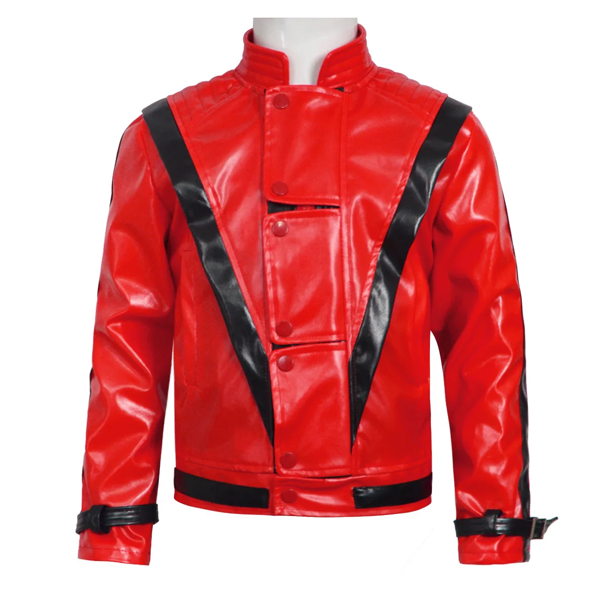 เสื้อแจ็คเก็ตหนังสีแดงสไตล์ไมเ - Men'S Fashion Leather Jacket บทวิจารณ์และราคา