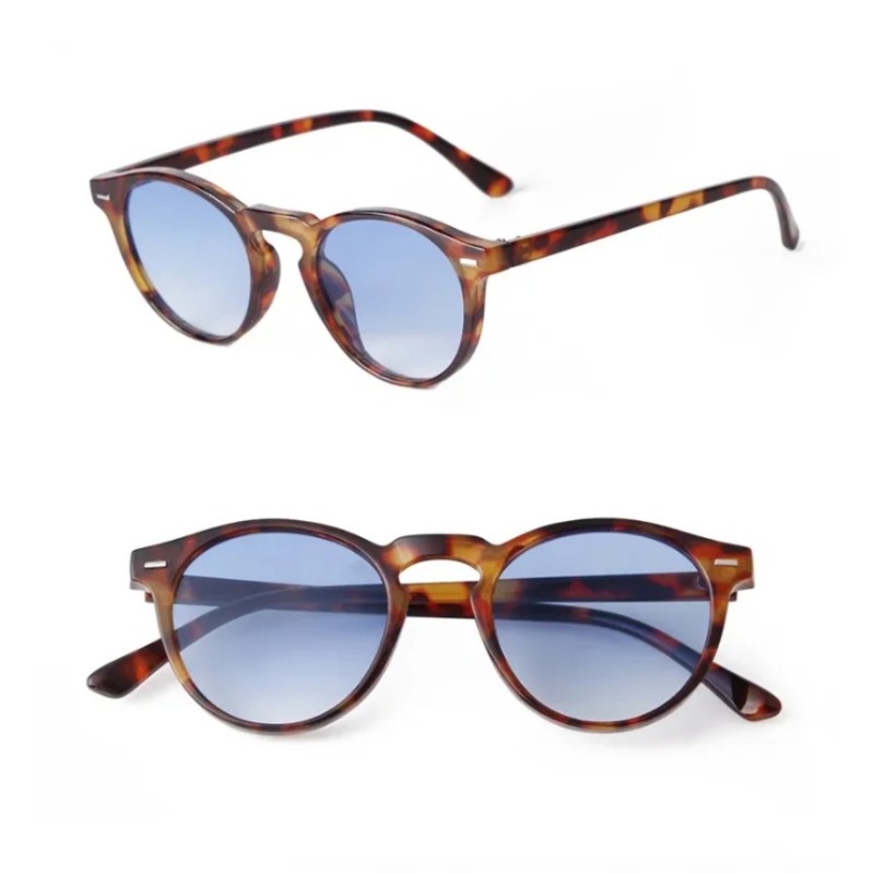 แว่นกันแดดทรงกลมสไตล์วินเทจสำห - Men'S Fashion Round Glasses บทวิจารณ์และราคา