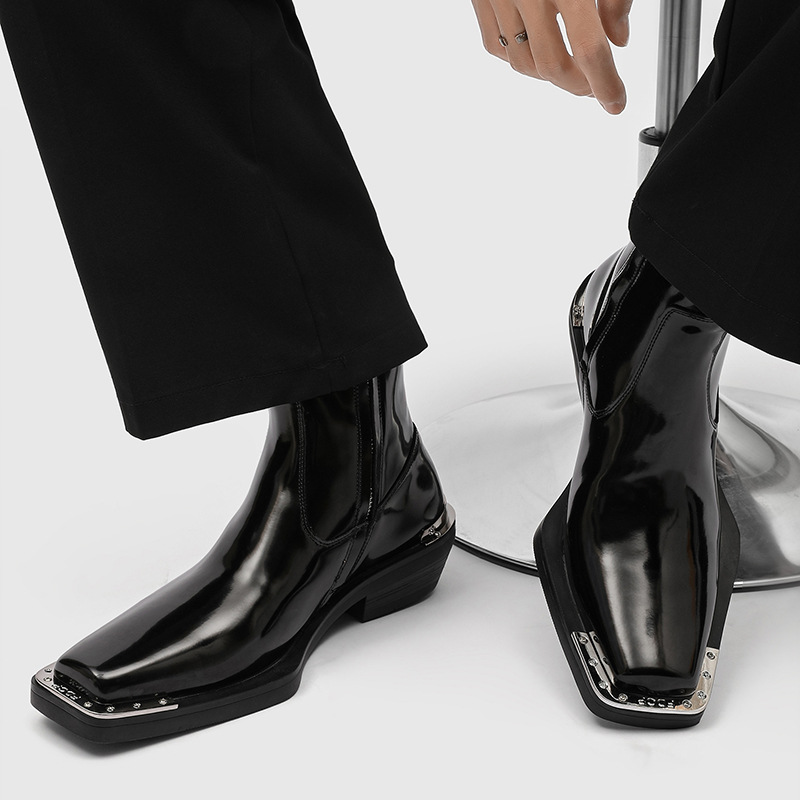 รองเท้าบูทเชลซีสไตล์พังก์ร็อกส - Chelsea Boots Men บทวิจารณ์และราคา