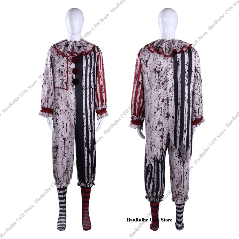 ชุดคอสเพลย์ตัวตลกโจ๊กเกอร์ New - Mens Fashion Jumpsuit บทวิจารณ์และราคา