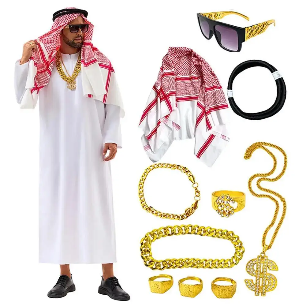 ชุดคอสเพลย์ชาวอาหรับดูไบ สไตล์ - Mens Fashion Jumpsuit บทวิจารณ์และราคา