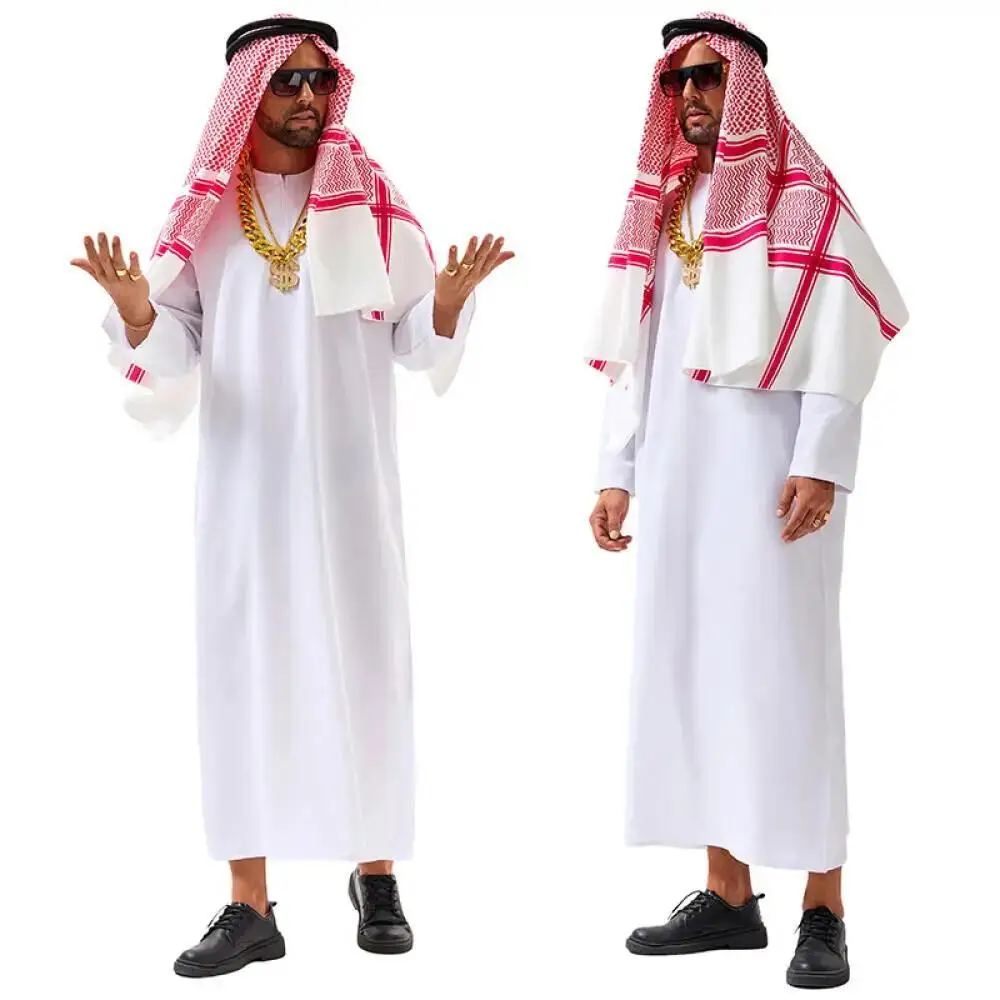 ชุดคอสเพลย์ชาวอาหรับดูไบ สไตล์ - Mens Fashion Jumpsuit บทวิจารณ์และราคา