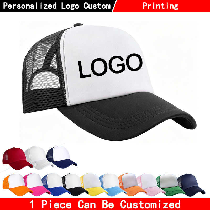 หมวกแก๊ปพิมพ์โลโก้ตามสั่ง ใส่ไ - Trucker Hat Cap บทวิจารณ์และราคา