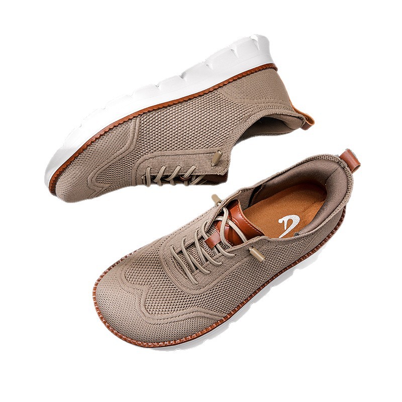 รองเท้าผู้ชายทรงกว้าง สไตล์ลำล - Casual Sneakers Men บทวิจารณ์และราคา