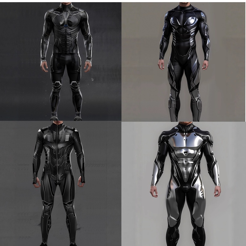 ชุดจั๊มสูทเกราะกลไกสไตล์สตีมพั - Mens Fashion Jumpsuit บทวิจารณ์และราคา