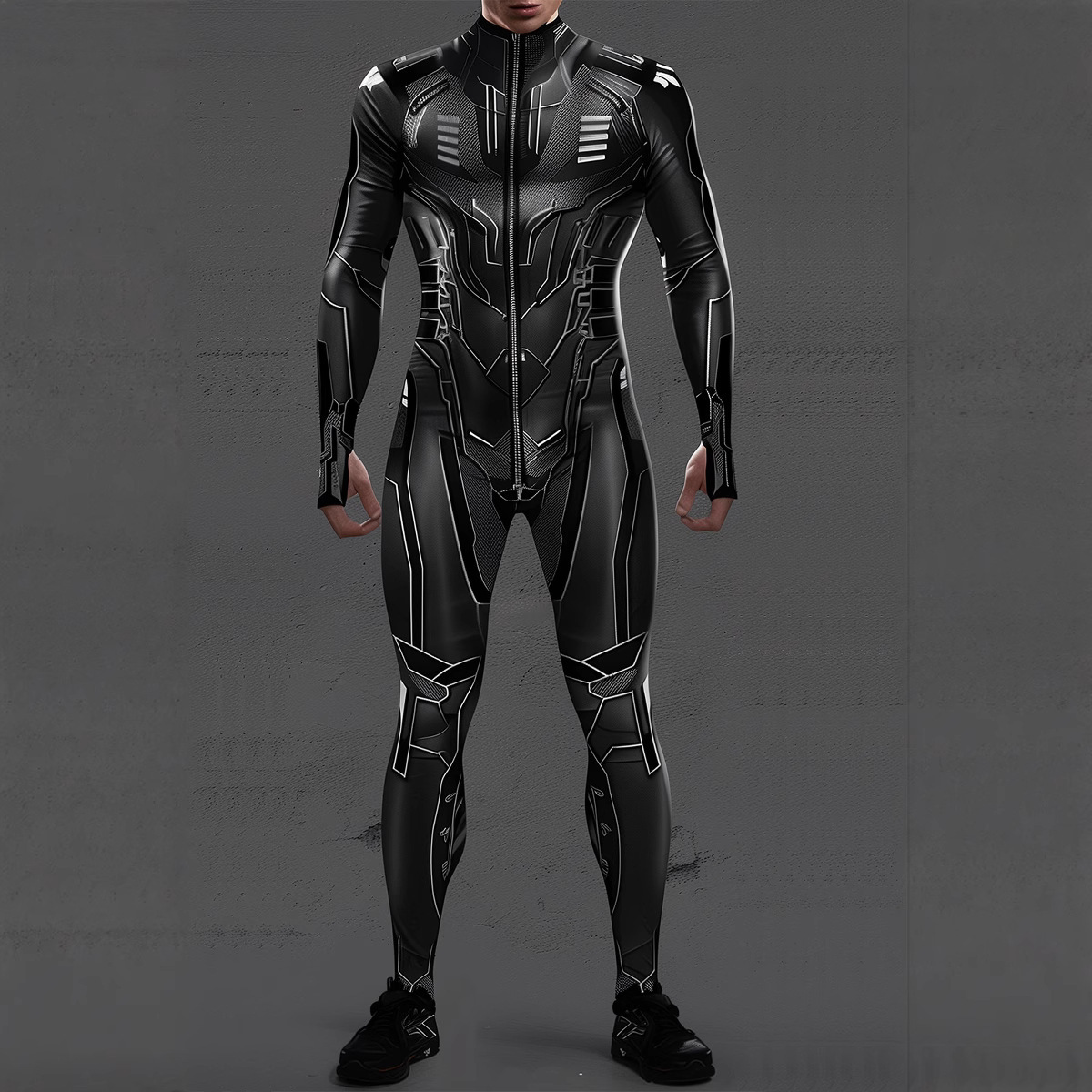 ชุดจั๊มสูทเกราะกลไกสไตล์สตีมพั - Mens Fashion Jumpsuit บทวิจารณ์และราคา