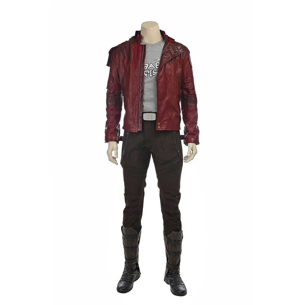 ปีเตอร์ ควิลล์คอสเพลย์เครื่องแ - Men'S Fashion Leather Jacket บทวิจารณ์และราคา