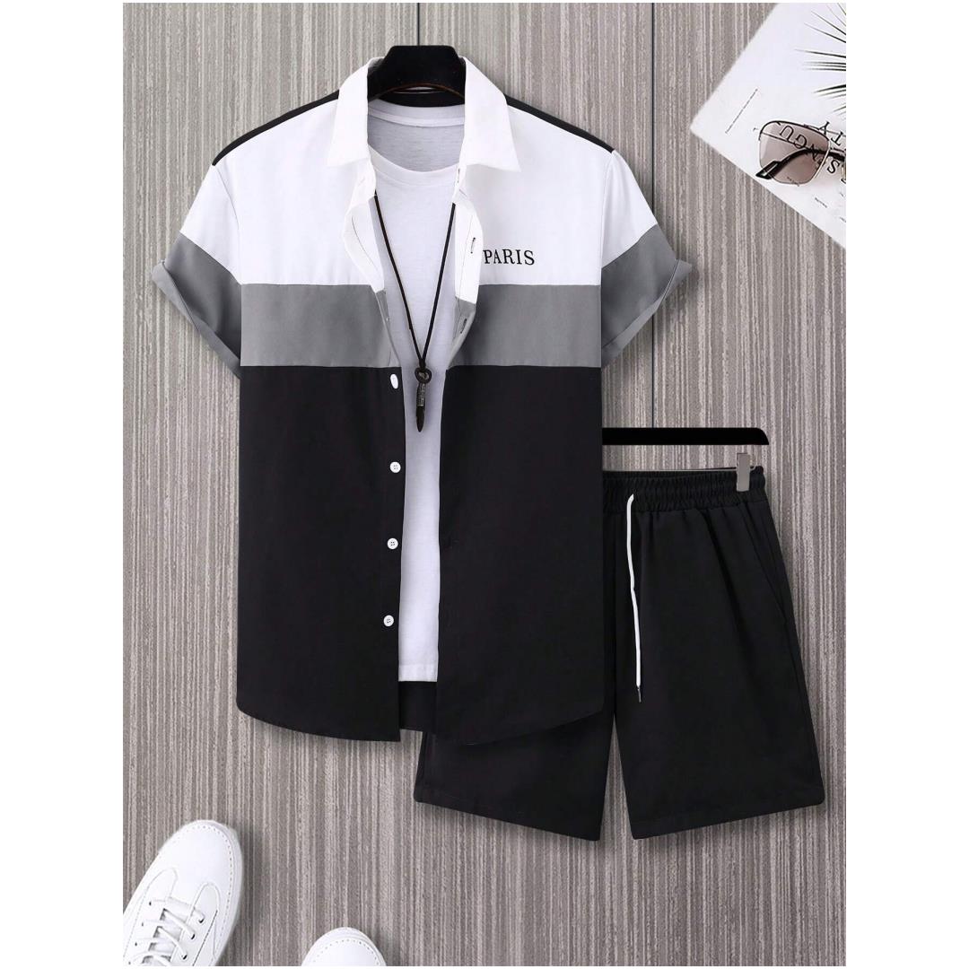 ชุดแฟชั่นผู้ชาย สีน้ำเงินและขา - Men'S Fashion Formal บทวิจารณ์และราคา