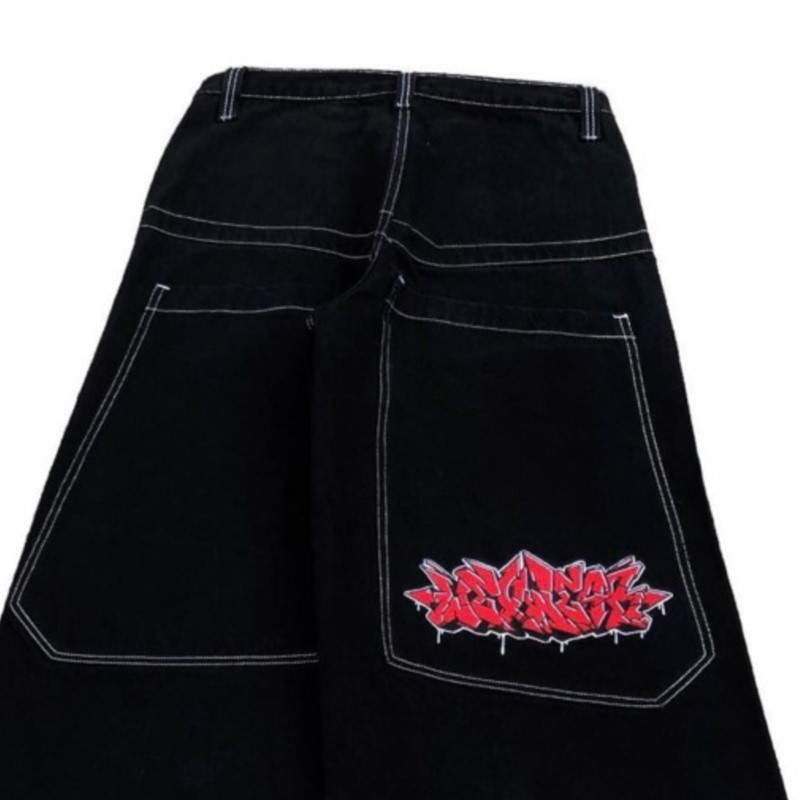 กางเกงยีนส์ทรงหลวมสไตล์ฮิปฮอปอ - Men'S Fashion Jeans บทวิจารณ์และราคา