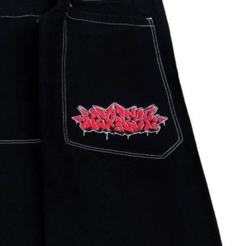 กางเกงยีนส์ทรงหลวมสไตล์ฮิปฮอปอ - Men'S Fashion Jeans บทวิจารณ์และราคา
