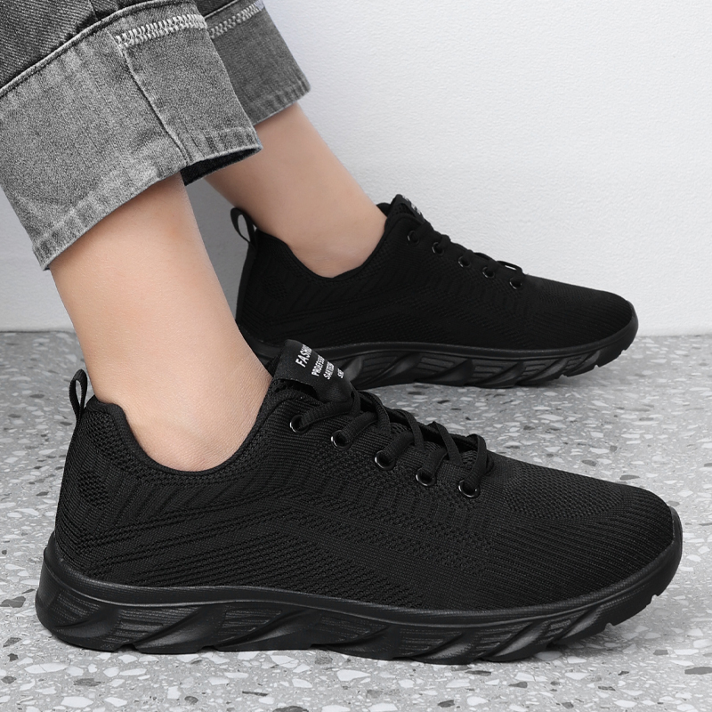 รองเท้าผ้าใบถักสำหรับผู้ชาย ระ - Casual Sneakers Men บทวิจารณ์และราคา