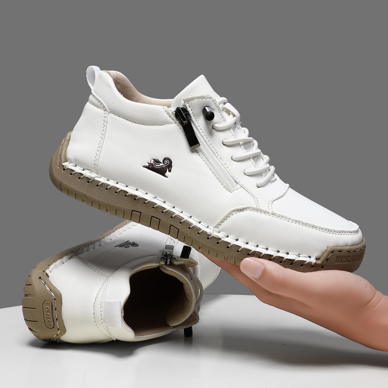 รองเท้าผ้าใบสตรีรองเท้าหนังทำม - Casual Sneakers Men บทวิจารณ์และราคา